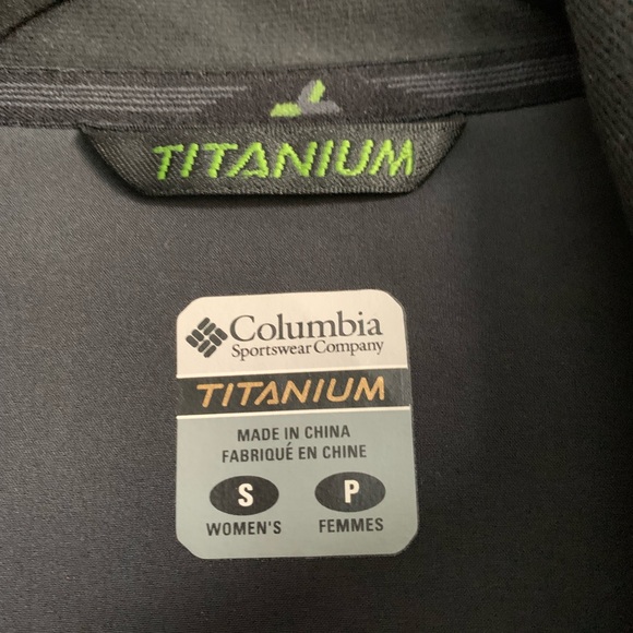 Columbia Titanium Black Jacket Size S - Picture 4 of 9